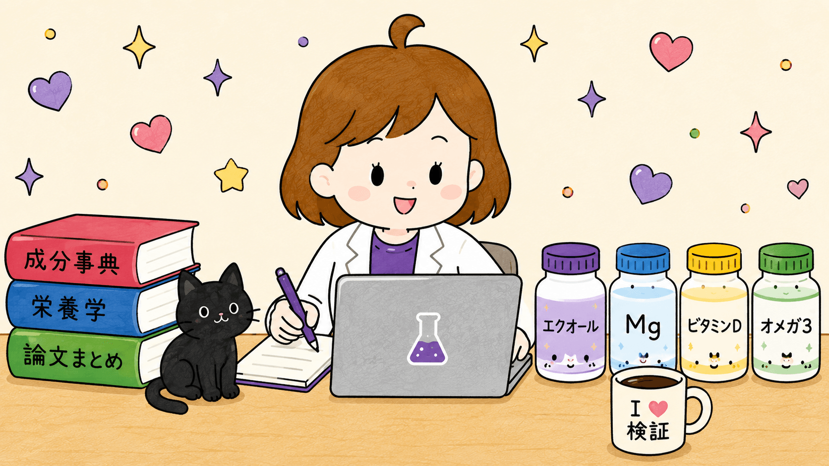 サプリの違いを検証するビヨリケイ