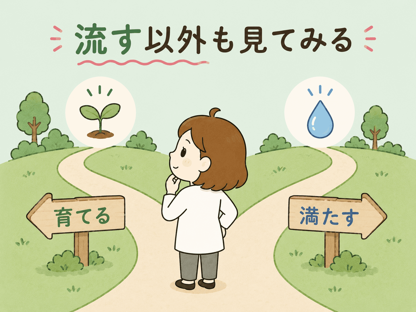 育てる・満たすへの分かれ道